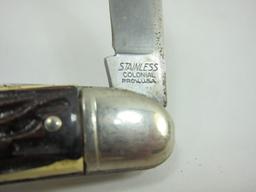 Pocket Folding Fish Knife Stainless by Colonial Providence USA