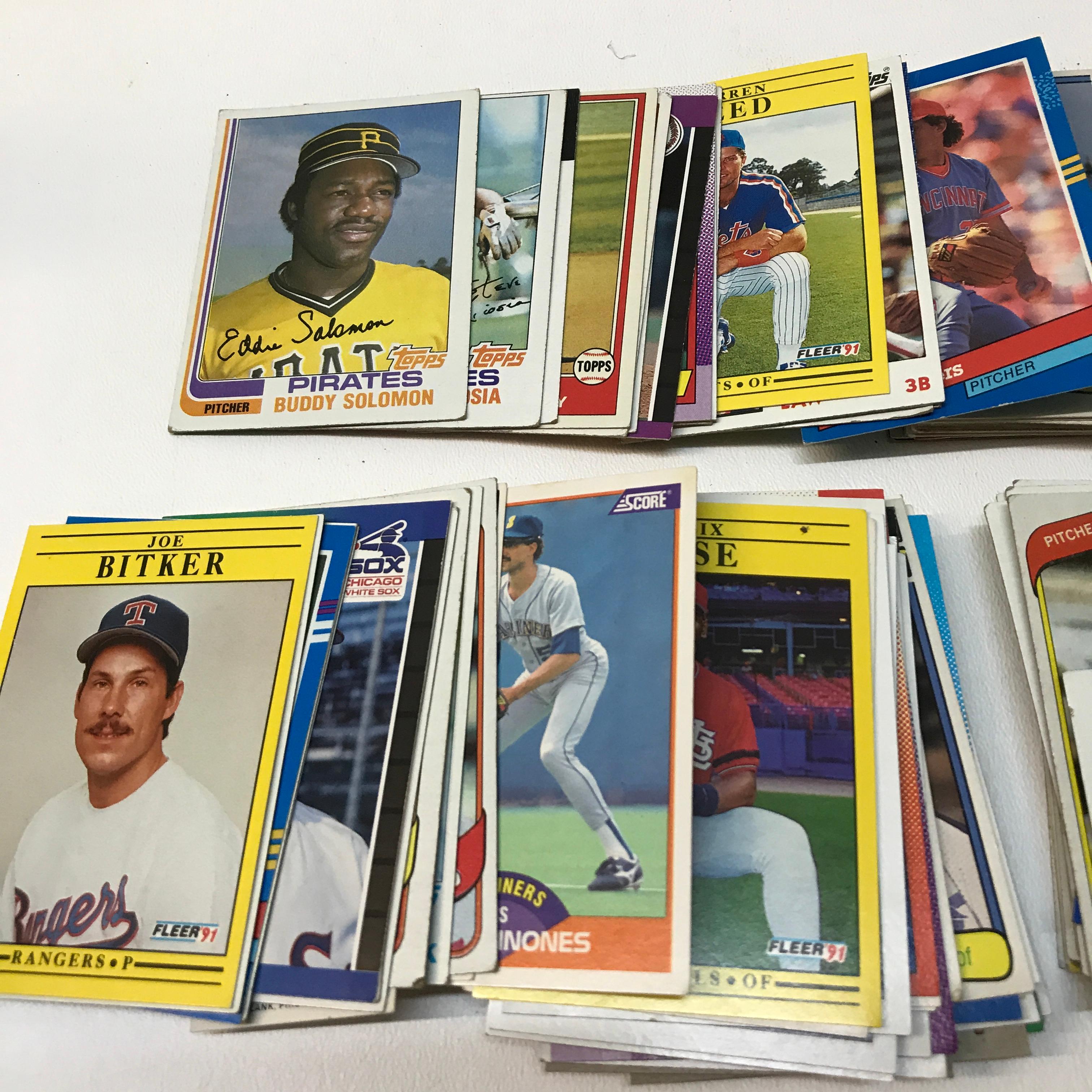 Large Lot of 1980's Baseball Cards