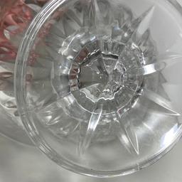 Crystal Etched Pedestal Bowl