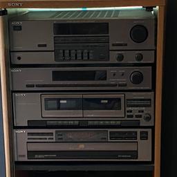 Sony Stereo Cabinet with 4 Speakers