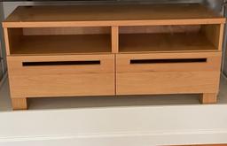 Modern Wooden 2 Drawer TV Stand