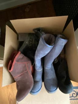 Closet Lot of Ladies Coats & Boots - Many European - High Dollar