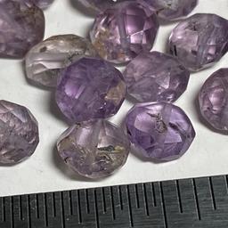 Natural Stone Ametrine Cut Beads