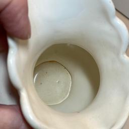 Vintage Embossed Ceramic Creamer