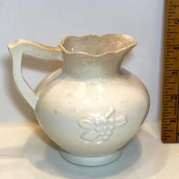 Antique China Embossed Creamer