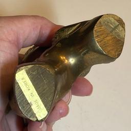 Solid Brass Bird Figurine Made in Korea