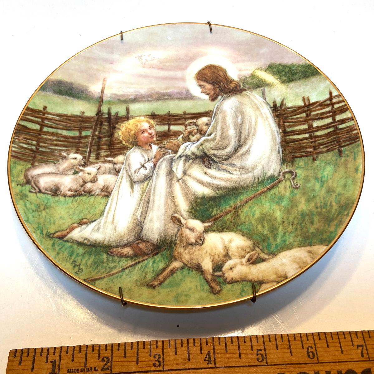1988 “The Lord’s My Shepherd” Fine China Collector's Plate