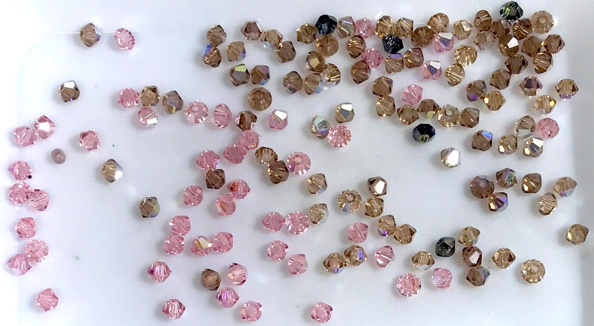 Lot of 3mm Swarovski Crystal Beads