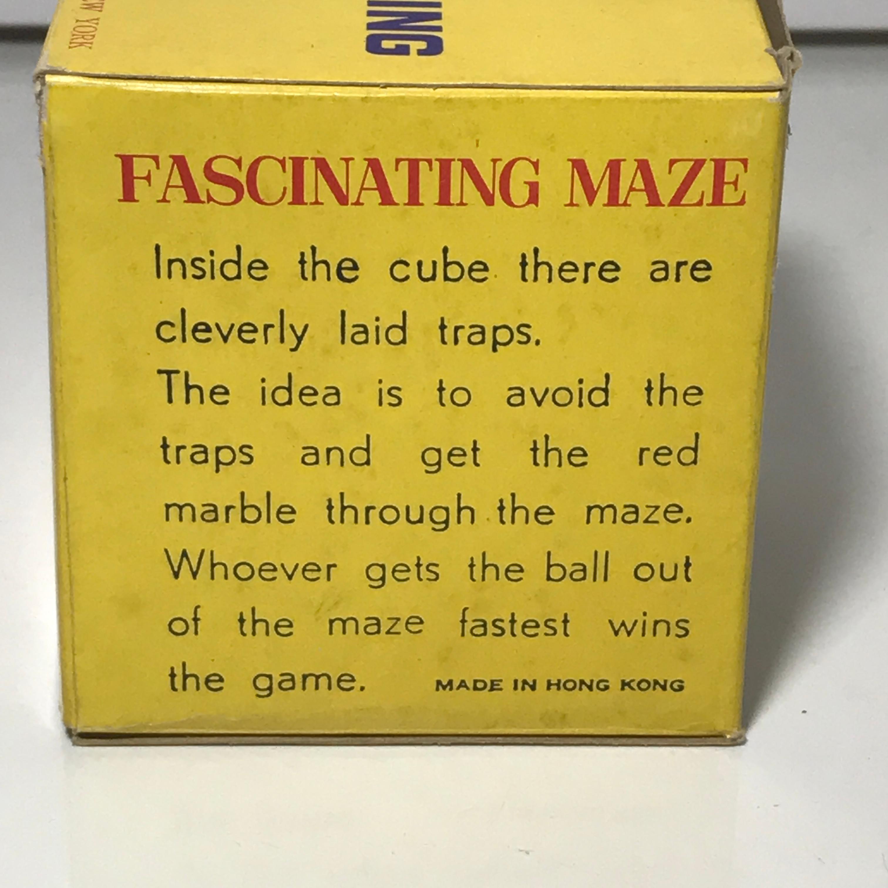 A-Maze-Ing 1963 Puzzle Box