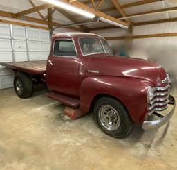 1948 Five Window Chevy Stake Bed Truck - 3/4 Ton, 6 Cylinder, 4 Speed, Short Wheelbase