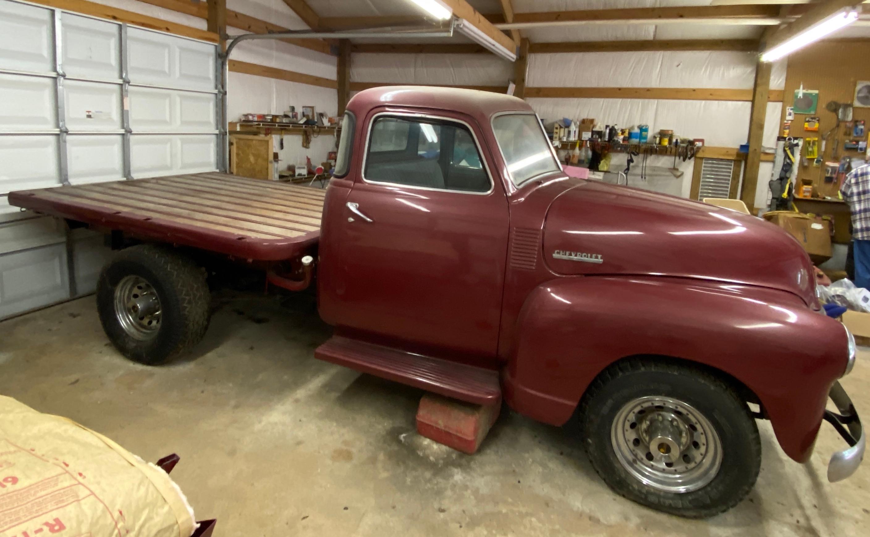 1948 Five Window Chevy Stake Bed Truck - 3/4 Ton, 6 Cylinder, 4 Speed, Short Wheelbase