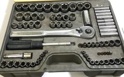 Craftsman 1/2" 3/8" and 1/4" Ratcheting Wrench and Socket Set