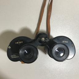 Swift Binoculars with Leather Case