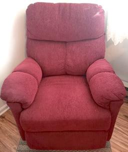 Burgundy Recliner by Best Chairs