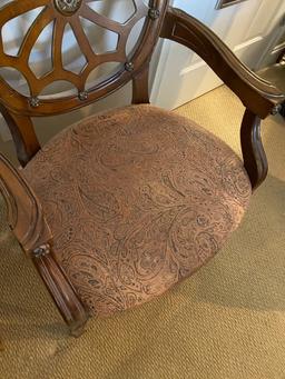 Beautiful Side Chair with Ornate Embellishments
