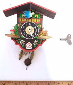 Vintage Miniature Cuckoo Clock 