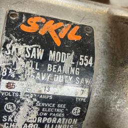 SKIL Model 554 8-1/4” Circular Saw