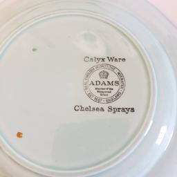 Pair of Calyx Warner English Ironstone Robin Egg Blue Chelsea Sprays Plates
