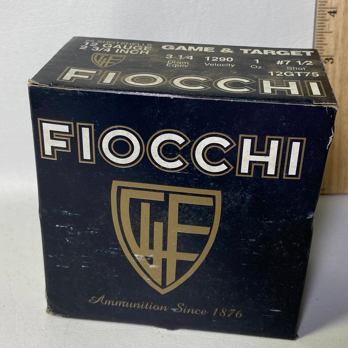 Fiocchi 12 Gauge 2-3/4” Game & Target 25 Count Shotshells