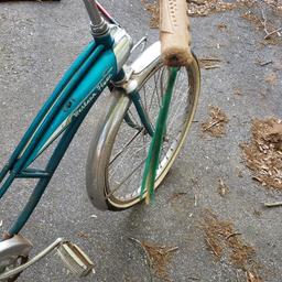 Vintage Western Flyer Sonic Turquoise Bicycle