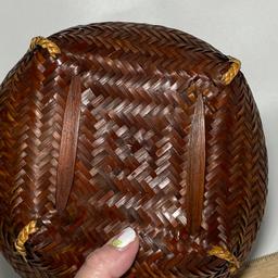 Nice Woven Hinged Lid Basket