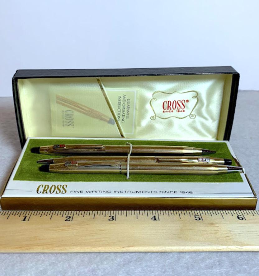 Cross 10K Gold Filled Pens with Bi-Lo Branding