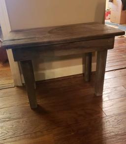 Vintage Small Wood Table