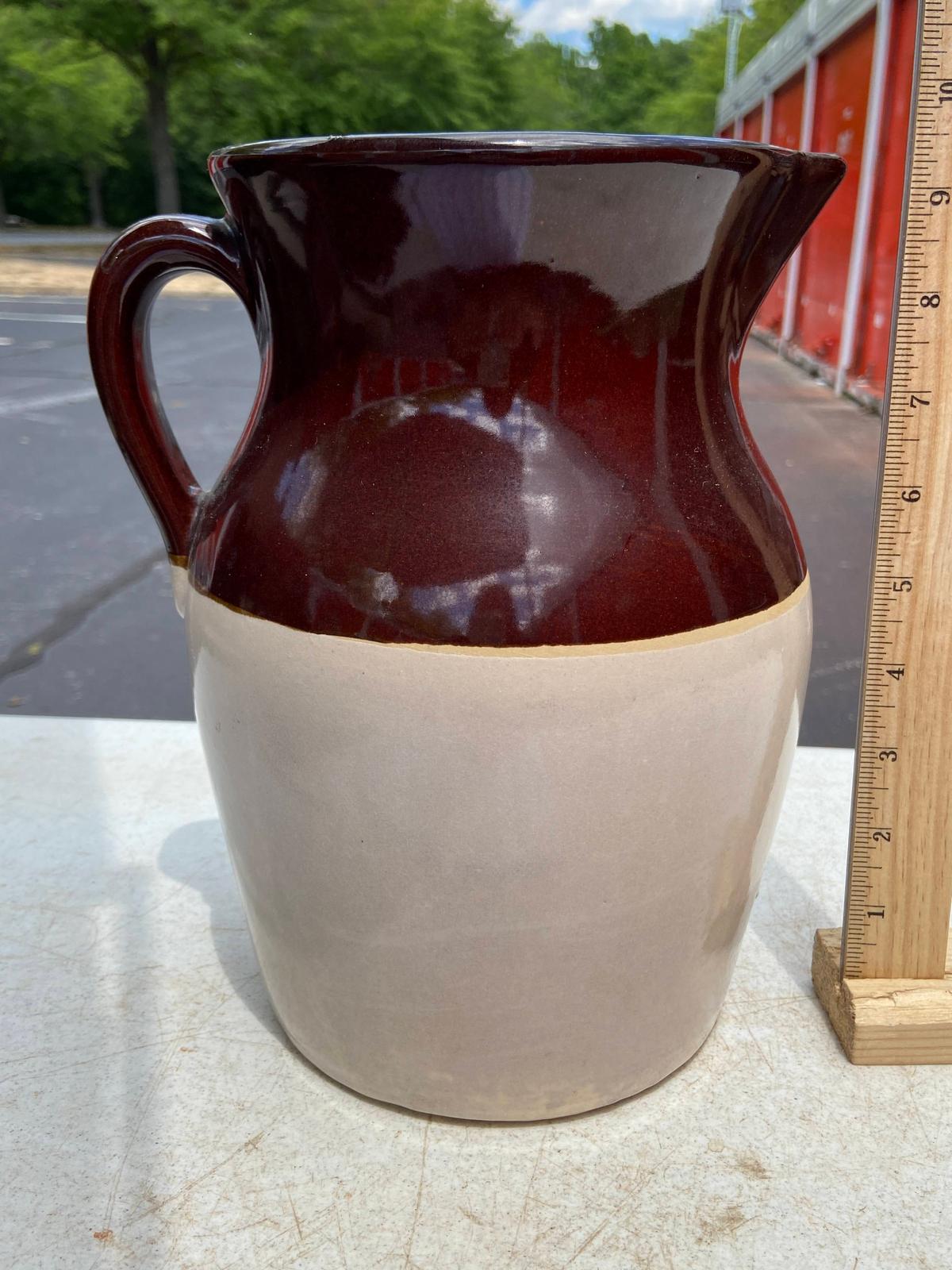 USA Pottery 2-Tone Pitcher