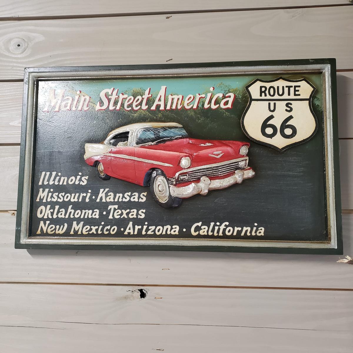 Decorative Route 66 Sign 