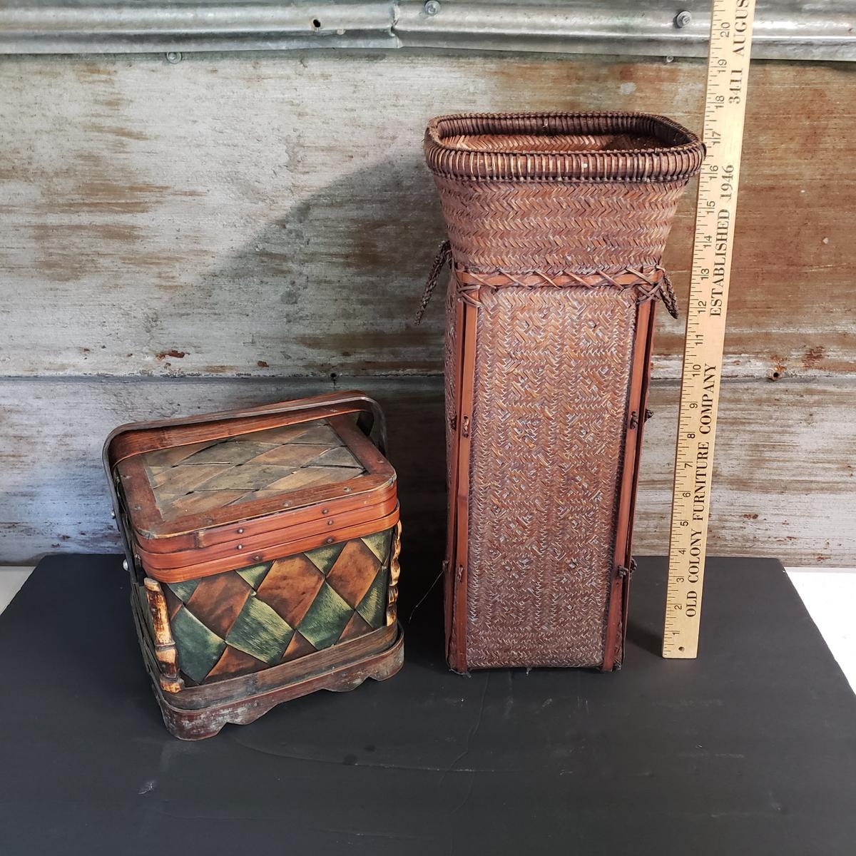 Pair of Unique Baskets  