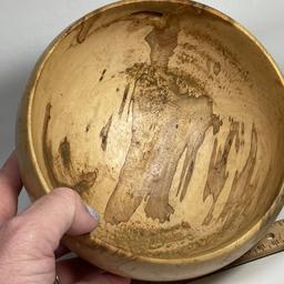 Unique Hand Carved Burl Wood Bowl