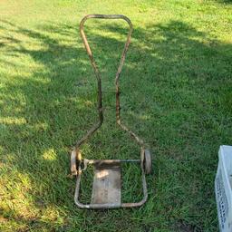 Vintage Rolling Cart with Hard Rubber Wheels with Fenders