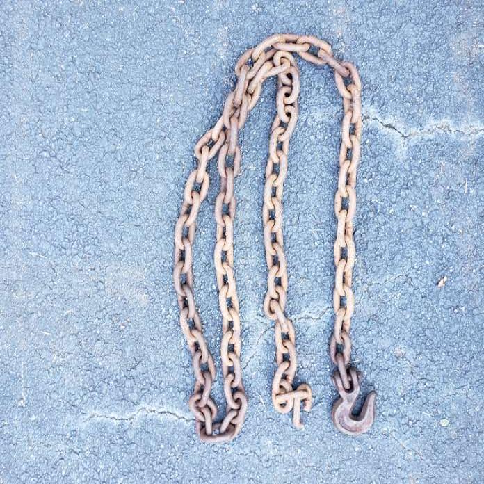 8 Foot Heavy Duty Chain with 3/8” Grab Hook