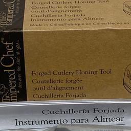 Pampered Chef Forged Cutlery Honing Tool - New in Box