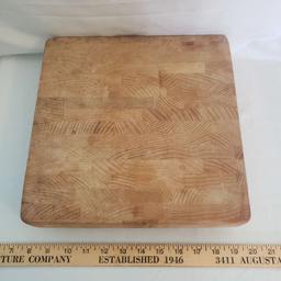 Vintage Footed E. L. Bruce Company Chopping Block – Great Condition