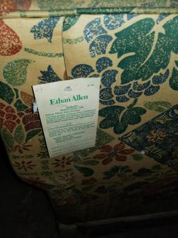 Ehtan Allen Sleeper Sofa with Nice Patchwork Pattern