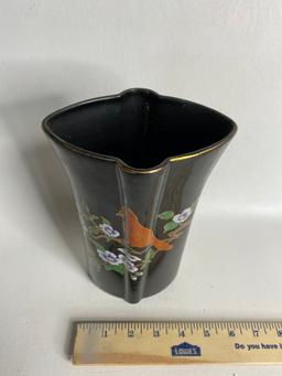 Ceramic Vase with Bird Design