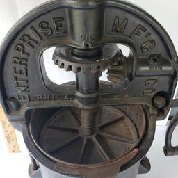 Antique Enterprise Sausage Stuffer or Fruit Press