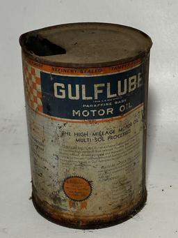 Gulf Motor Oil Advertisement Can