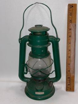 Green Metal Oil Lantern