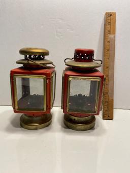 Pair of Metal Decorative Lanterns