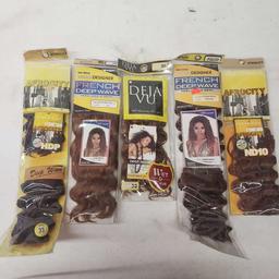 Lot of 56 AfroCity Tangle Free 100% Human Hair Mostly in Color 30