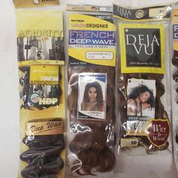 Lot of 56 AfroCity Tangle Free 100% Human Hair Mostly in Color 30