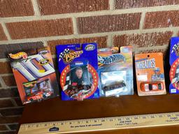 Lot of 7 Collector NASCAR Hot Wheels and Hasbro Toy Cars