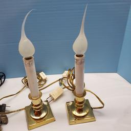 3 Electric Candle Lamps with Bulbs