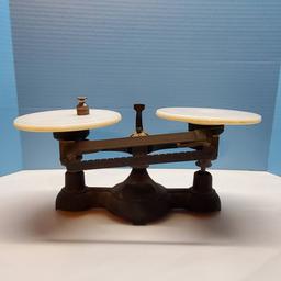 Antique Cast Iron Balance Scales