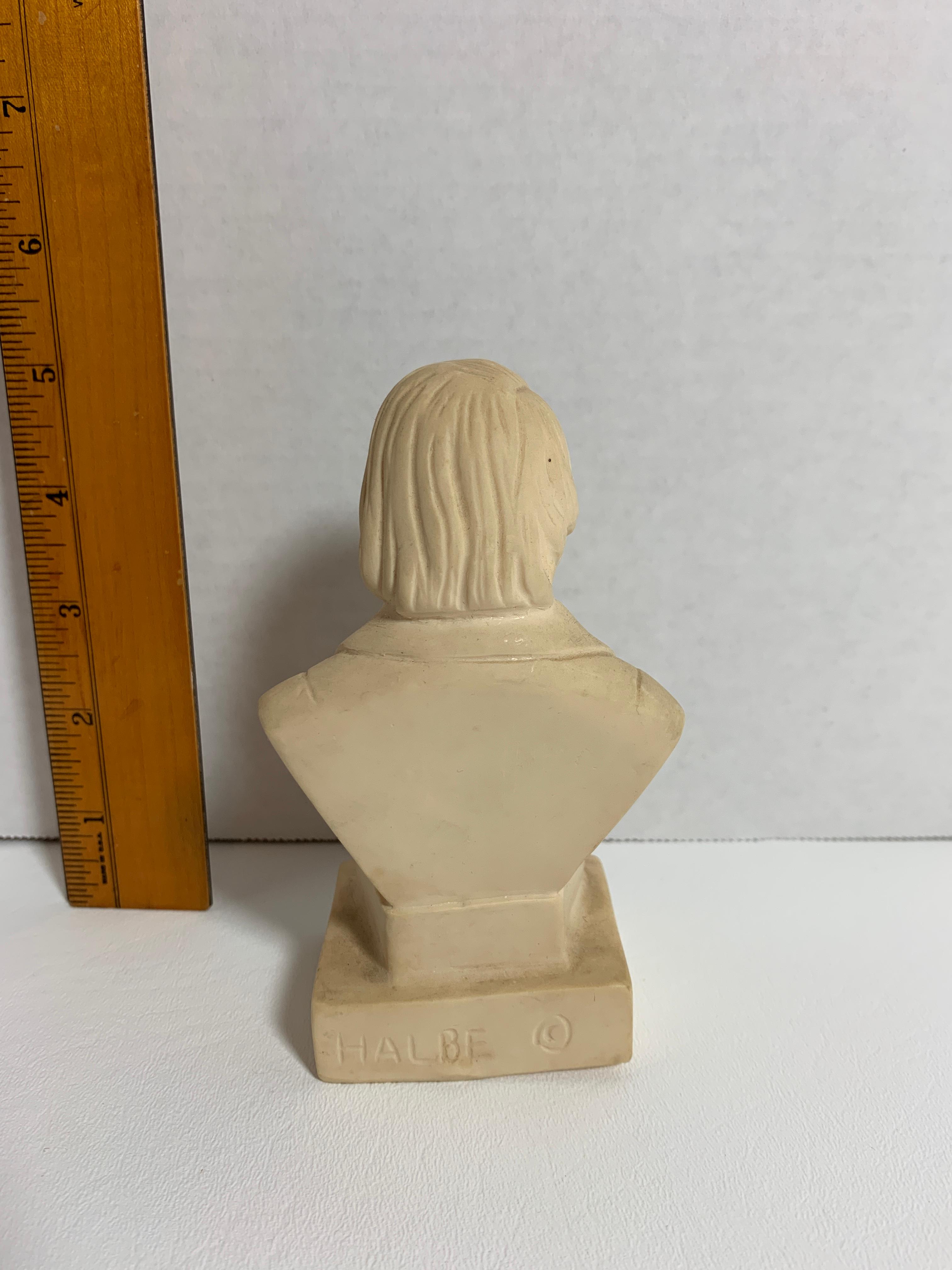 Pair of Plastic Composer Busts