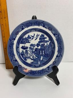 Lot of Johnson Bros. Blue Willow Dishes