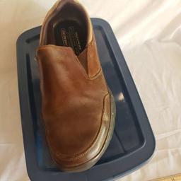 Lot of 5 Pairs of Men’s Shoes in Rubbermaid Shoe Boxes