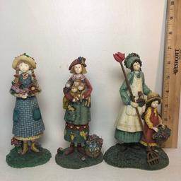 Lot of 3 Ellen Stouffer Figurines